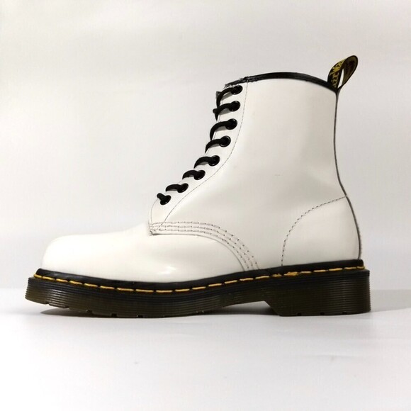Dr. Martens 1460 Smooth Leather Lace Up Boots 90s Y2k Grunge Streetwear Workwear - Picture 6 of 12